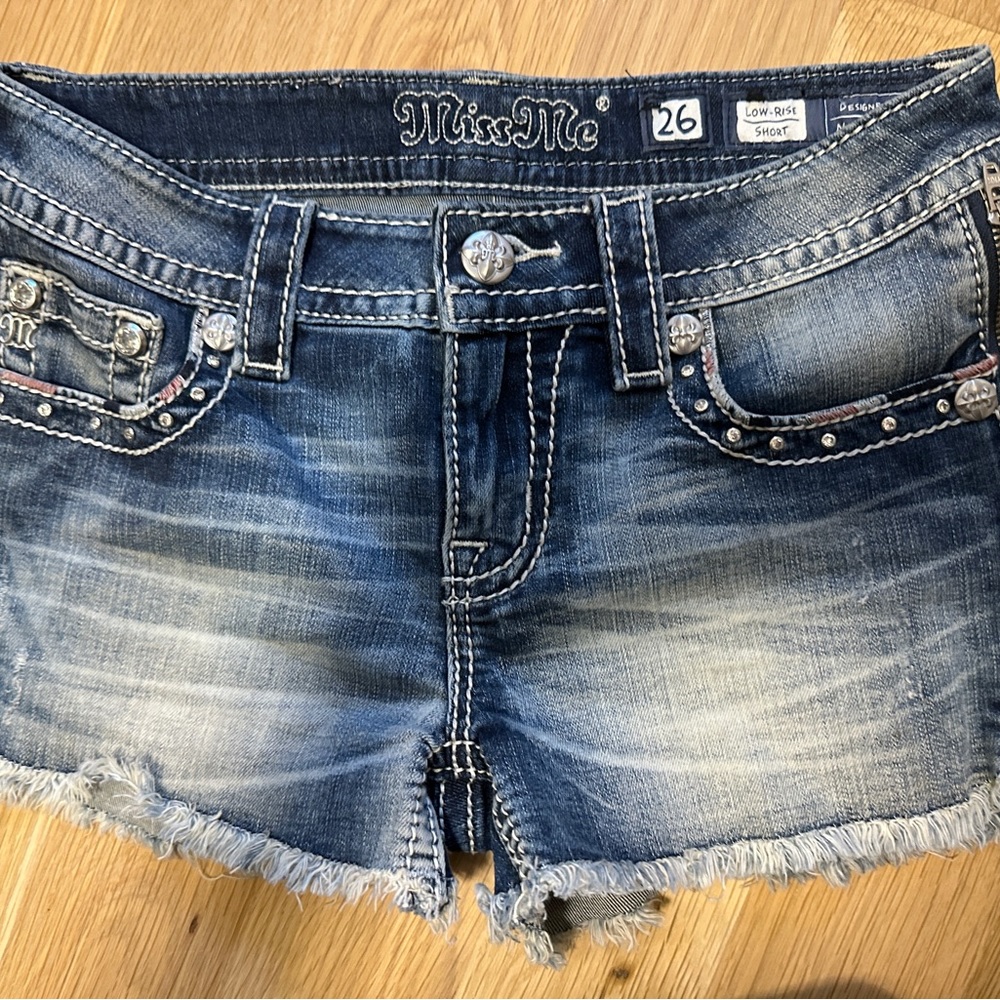 Wore twice only! Like new! Miss Me jeans shorts.